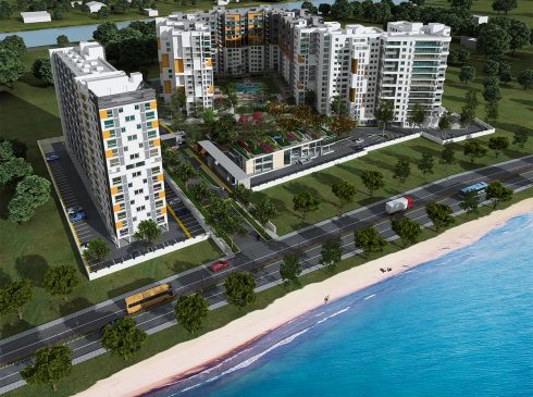 2 BHK Apartment Day Aerial View 1 - Casagrand ECR 14