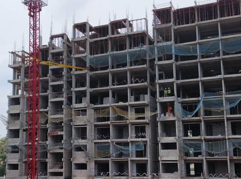 Casagrand Aquene Apartments Construction View 12