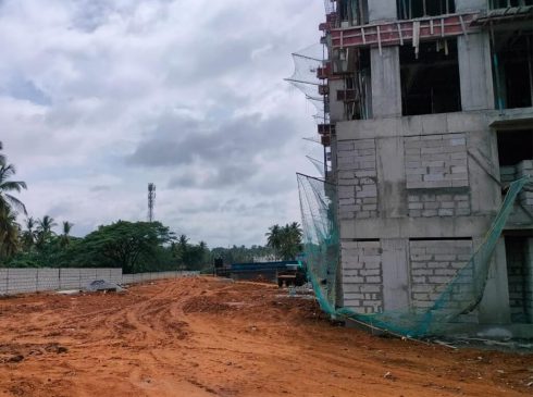 Casagrand Aquene Apartments – building structure development phase