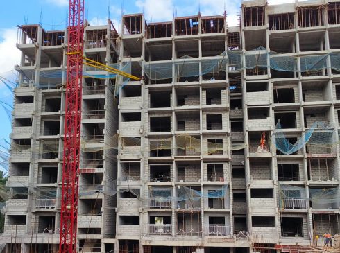 Casagrand Aquene Apartments – framework development in progress
