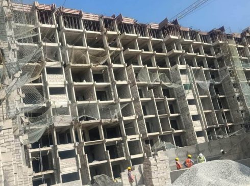 Casagrand Aquene Apartments – structural construction work