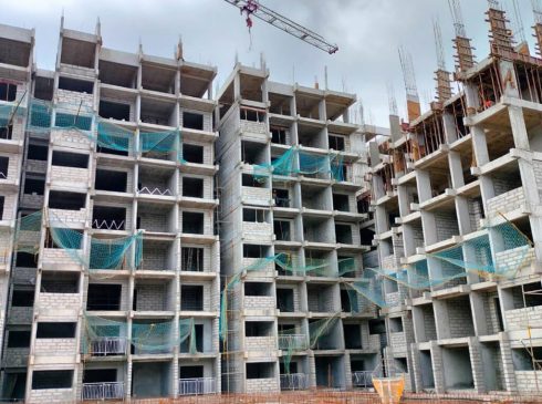 Work-in-Progress at Casagrand Aquene Apartment