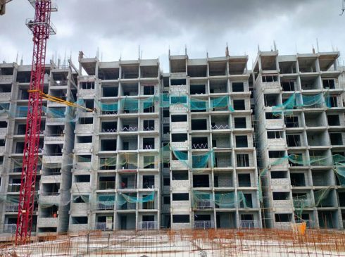 Casagrand Aquene Apartment Early Construction