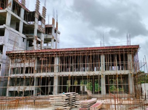 Side angle of Casagrand Aquene Tower