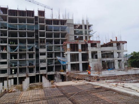 Casagrand Aquene Building Construction