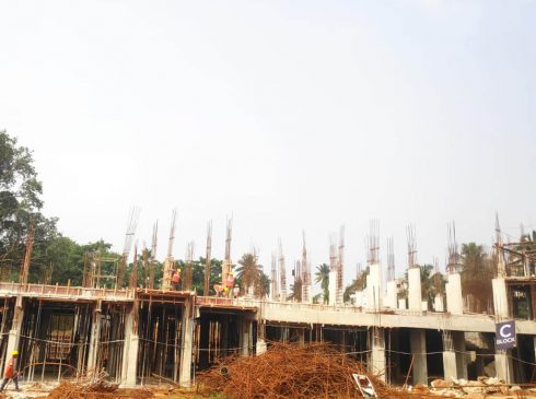 Casagrand Aquene Apartments Ongoing Construction Top View