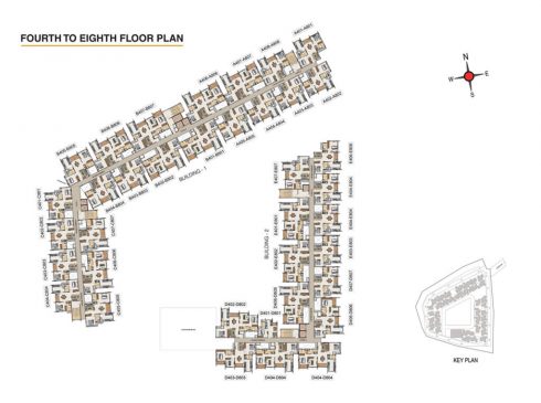 Casagrand Aquene Fourth To Eight Floor Plan