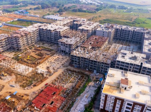 Casagrand Majestica Construction Area View