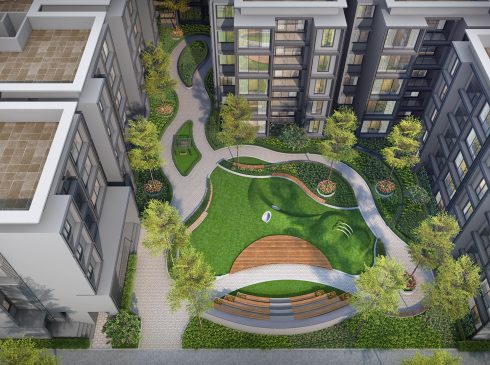 Casagrand Majestica - Top View of Apartments Site