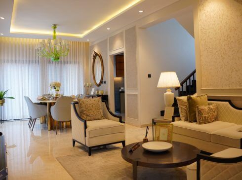 Casagrand Hanford Luxury Living Room View