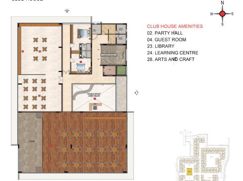Casagrand Majestica - Club House First Floor Plan