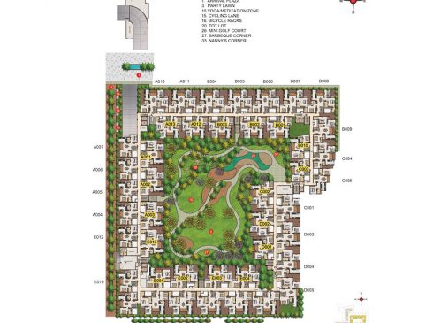 Casagrand Majestica - Block 2 Ground Floor Plan