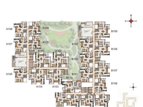 Casagrand Majestica - Block 3 First Floor Plan