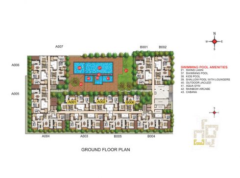 Casagrand Majestica - Block 4 Ground Floor Plan