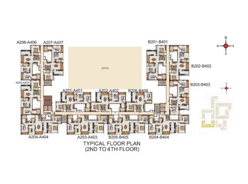 Casagrand Majestica - Block 4 Typical Floor Plan