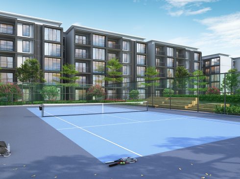 Casagrand Majestica - Tennis Court Area