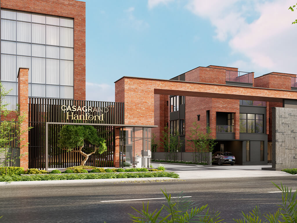 Casagrand Hanford 4 bhk villa Front Entrance View