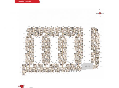 Casagrand Amor Second Floor Site Plan