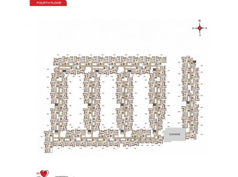 Casagrand Amor Fourth Floor Site Plan