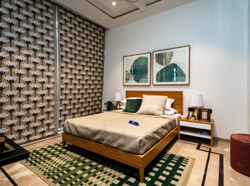 Casa Mercury 2BHK with luxury interior bedroom