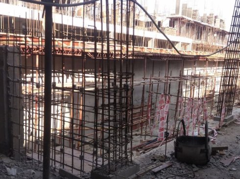 Casagrand Amor Construction work going on