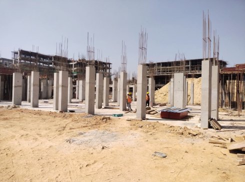 Casagrand Amor Under Construction Working Site