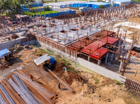 Casagrand Frenchtown apartment building development progress