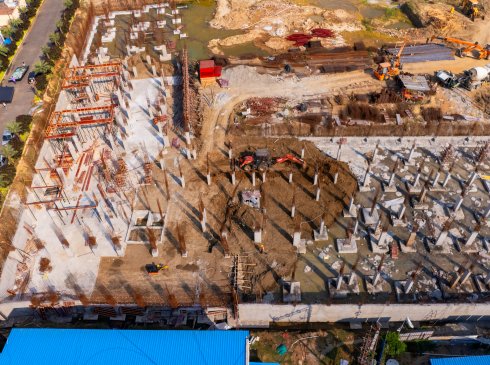 Casagrand Frenchtown underconstruction site view