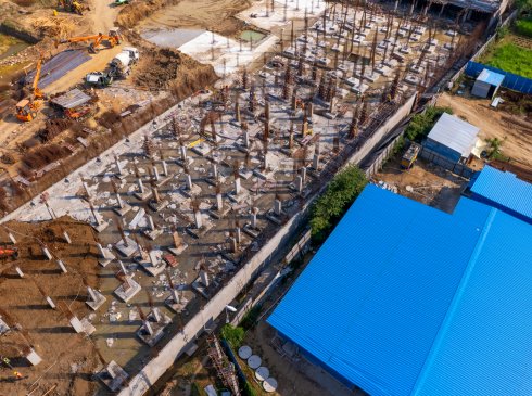 Casagrand Frenchtown residential building construction progress