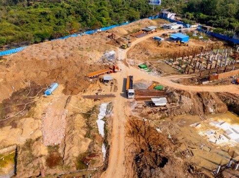 Casagrand Frenchtown building construction progress