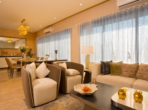 Premium Dinning and Main Hall interiors of Casagrand