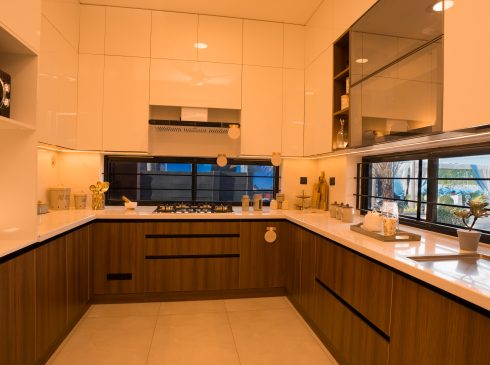 Kitchen interiors of Casagrand Selenia