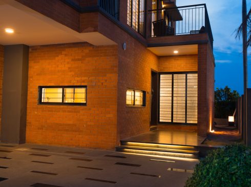 Casagrand Selenia Villa Entrance night view