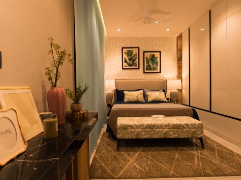 Bedroom 2 interiors of Casagrand Selenia