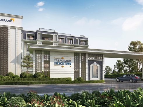 Entrance View of Casagand Frenchtown in Kovilancheri