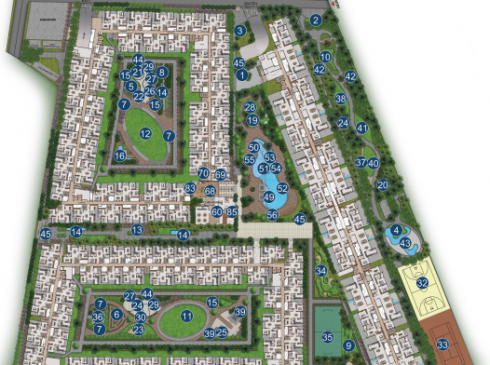 Casagrand Frenchtown - Ground Floor Site Plan