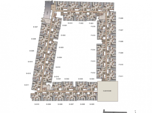 Casagrand Frenchtown - Tower 3 Ground Floor Plan