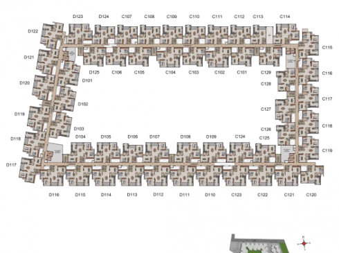 Casagrand Frenchtown - Tower 2 First Floor Plan