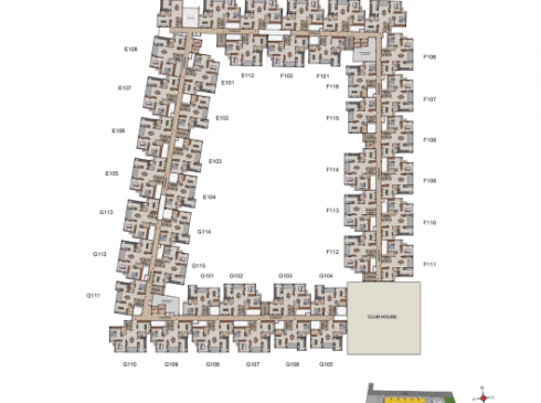 Casagrand Frenchtown - Tower 3 First Floor Plan