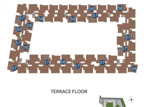 Casagrand Frenchtown - Tower 2 Terrace Floor Plan