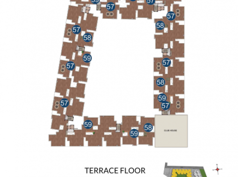 Casagrand Frenchtown - Tower 3 Terrace Floor Plan