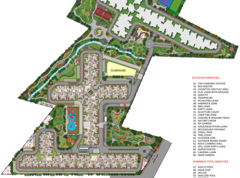 Casagrand Vivacity Ground Floor Site Plan