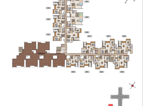 Casagrand Vivacity Tower 1 Ninth Floor Plan