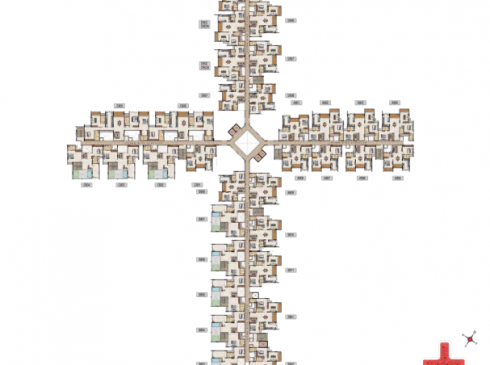 Casagrand Vivacity Tower 2 Ninth Floor Plan
