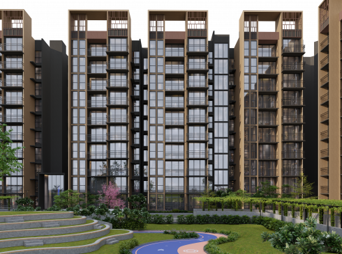 Casagrand Vivacity - Front View of Apartments in Electronic City
