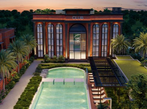 Aerial view of Casagrand Selenia Club house