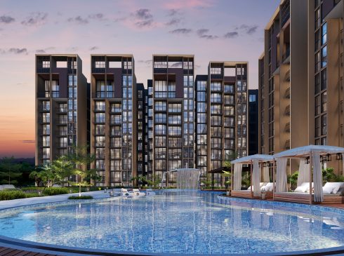 Casagrand Vivacity - Evening View of Swimming Pool Area