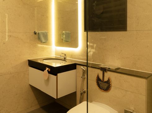 Spacious bathrooms in Casagrand Hola Chennai Sholinganallur Flats