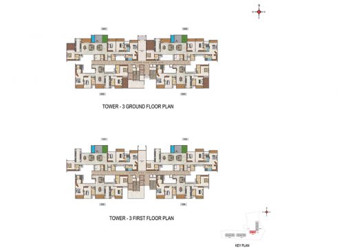 Casagrand Casablanca Tower 3 Ground and First Floor Plan