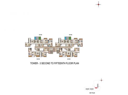 Casagrand Casablanca Tower 3 Second to Fifteenth Floor Plan